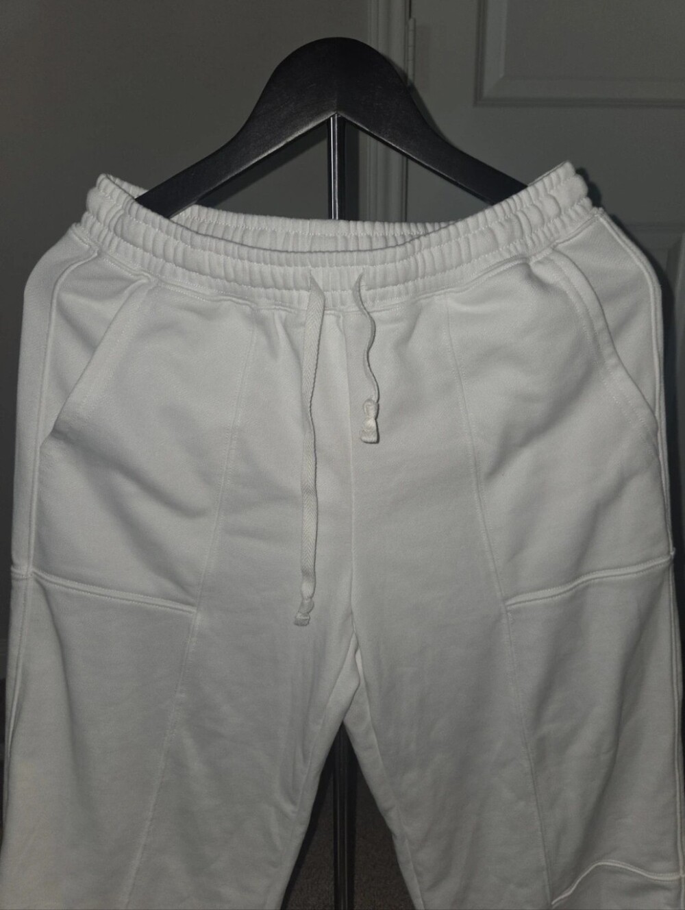 Women’s White Jogger Sweatpants – Relaxed Fit - Picture 2 of 6